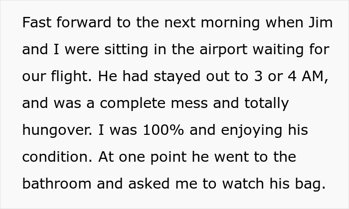 Text describing a coworker mocked for not having fun in Vegas leaving escort cards in his bag for his wife to find. Text describing a coworker mocked for not having fun in Vegas leaving escort cards in his bag for his wife to find.