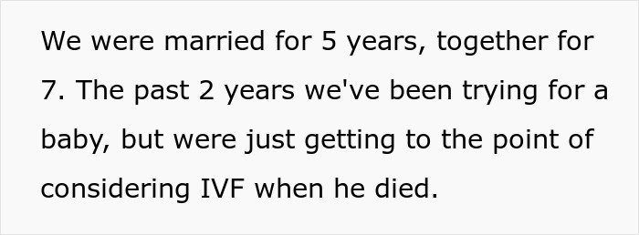 Widow reflects on late man's IVF plans as best friend sparks drama with secret babies and memorial arrangements.