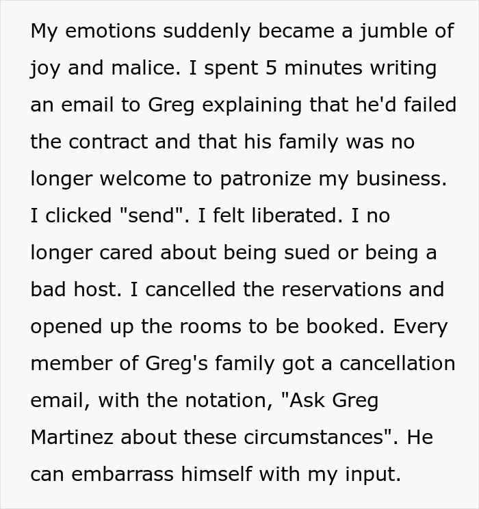 Hotelier responds firmly to entitled lawyer's harassment over wedding discount requests, standing up for business integrity. Hotelier responds firmly to entitled lawyer's harassment over wedding discount requests, standing up for business integrity.