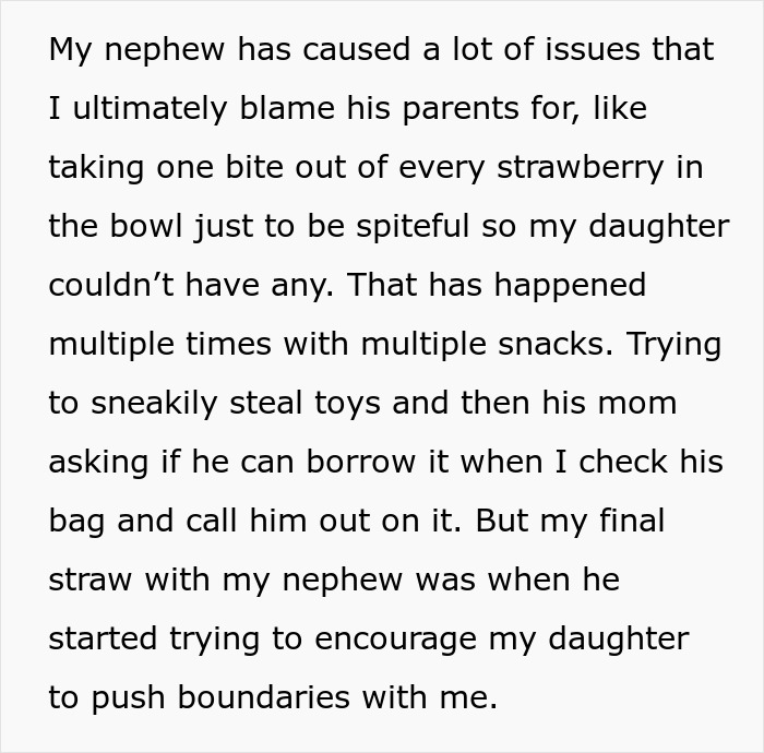ALT text: Woman offers to help SIL by babysitting her kid for free, dealing with chaos caused by the child’s behavior. ALT text: Woman offers to help SIL by babysitting her kid for free, dealing with chaos caused by the child’s behavior.