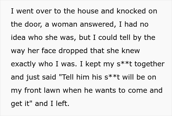 Woman confronts cheating boyfriend at house, tension rises as emotions escalate in unexpected encounter.