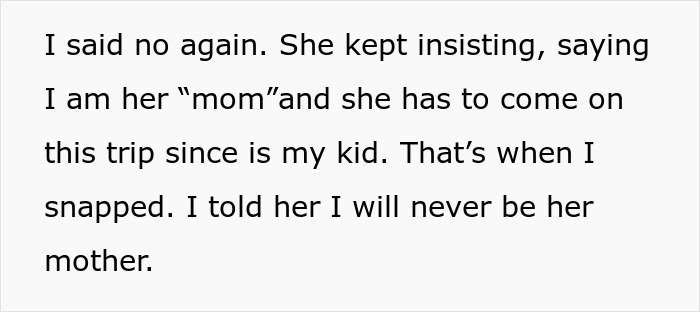 Daughter-in-law seeks relationship with mother-in-law but is told to get lost in a strained family interaction.