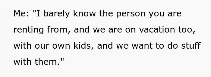 Text conversation about uncertainty renting from an entitled lady who offers free babysitters as clueless neighbors.