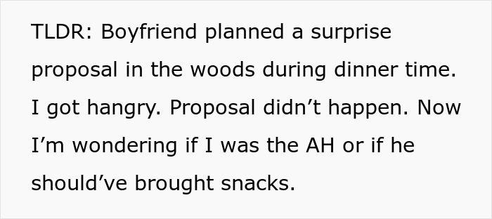 “Are You 6?”: Woman Ruins Her BF’s Proposal Because She Was Hangry, Splits The Internet “Are You 6?”: Woman Ruins Her BF’s Proposal Because She Was Hangry, Splits The Internet