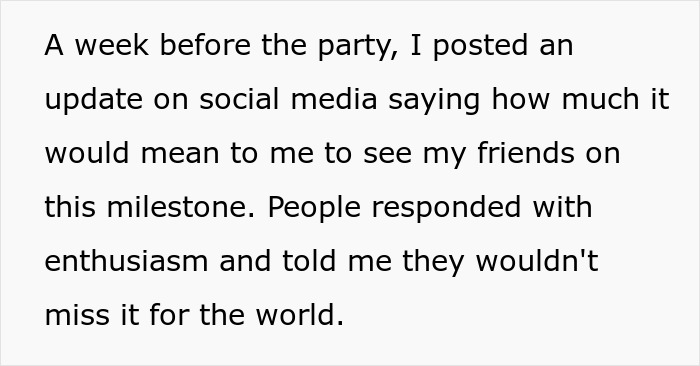 Social media post about longtime friends and a ghost friend celebrating a meaningful birthday milestone.