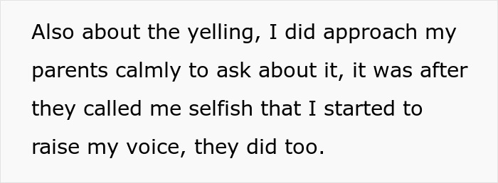 Text excerpt about a family vacation dispute, highlighting dad upgrading one kid to business class while others deal with it. Text excerpt about a family vacation dispute, highlighting dad upgrading one kid to business class while others deal with it.