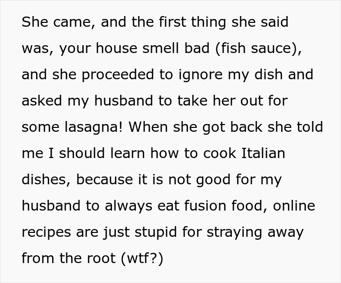 Alt text: Person hosts hubby&rsquo;s Italian friend, faces mockery for using spices and drinking cappuccino after noon at home.