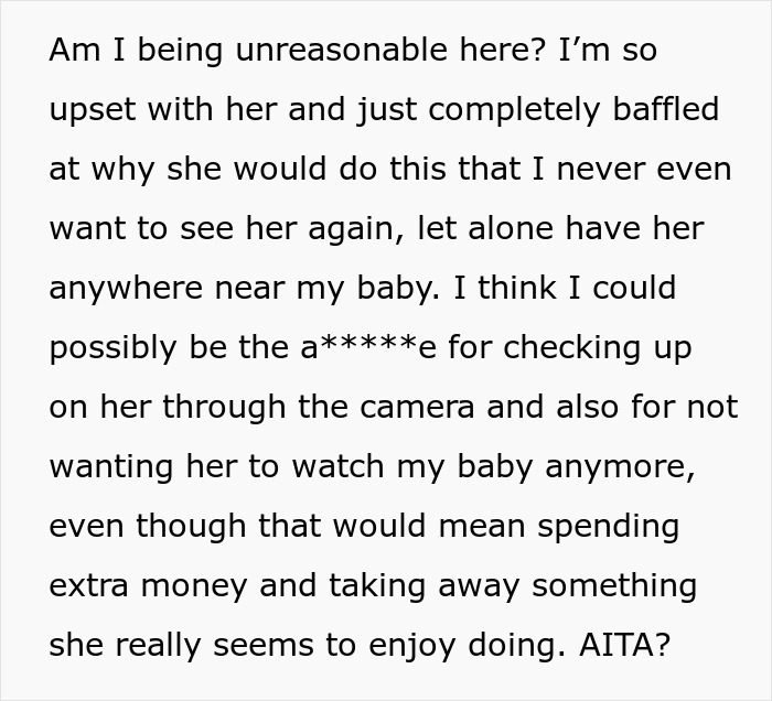 Mother-in-law caught trying to breastfeed baby she was watching, causing mom to feel furious and upset about trust.