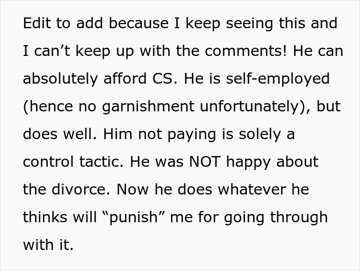 Text conversation about a woman not warning her deadbeat ex that his passport got revoked, stranding him in the airport.
