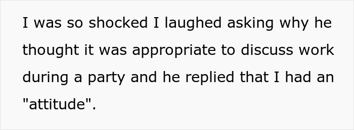 Woman refuses to leave party she planned after boyfriend and friends demand privacy during the event.