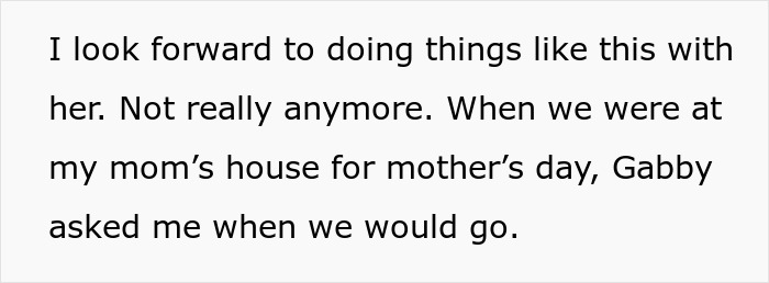 Text excerpt about a teen niece calling aunt fat and ugly at the park before a canceled shopping trip tantrum.