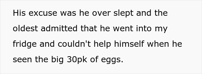 Text excerpt describing a roomie’s excuse after his kids cover everything in pee despite being asked to look after them. Text excerpt describing a roomie’s excuse after his kids cover everything in pee despite being asked to look after them.
