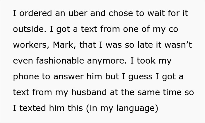 Text about a man asking for divorce and his reaction to his wife joking about the situation immediately after. Text about a man asking for divorce and his reaction to his wife joking about the situation immediately after.