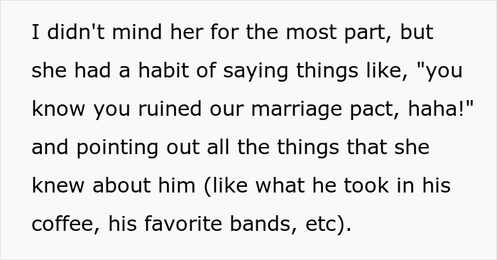 Text excerpt discussing a best friend&rsquo;s comments about a late man, hinting at secret babies and memorial plans controversy.