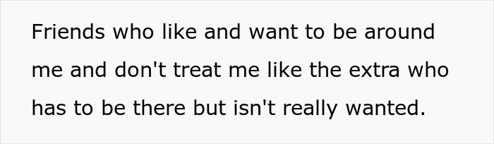 Alt text: Text about feeling ignored and unwanted compared to favored matching triplets by family members.