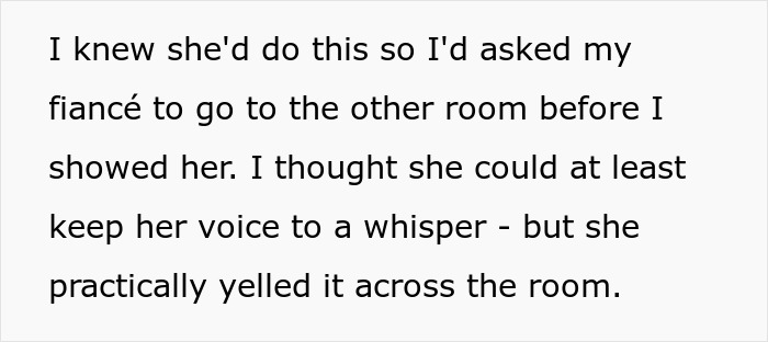 Woman devastated as MIL&rsquo;s loud comments disrupt the magic of her wedding dress surprise in an emotional moment.