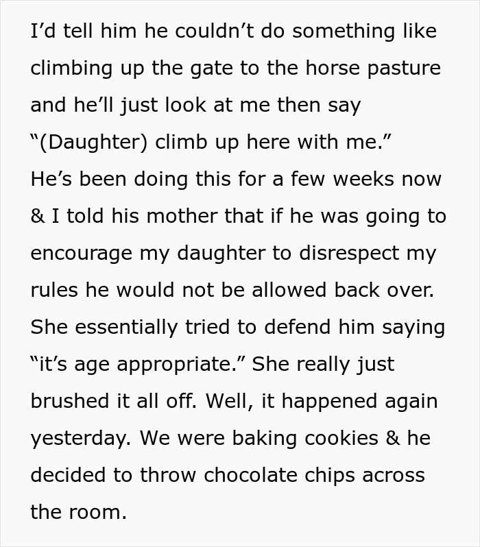 Text excerpt about chaos caused by SIL’s kid while babysitting free, highlighting babysitting regrets and child behavior issues. Text excerpt about chaos caused by SIL’s kid while babysitting free, highlighting babysitting regrets and child behavior issues.