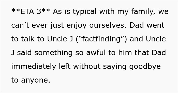 Man witnesses bride's dad start divorce drama at wedding after a heated family confrontation unfolds unexpectedly.