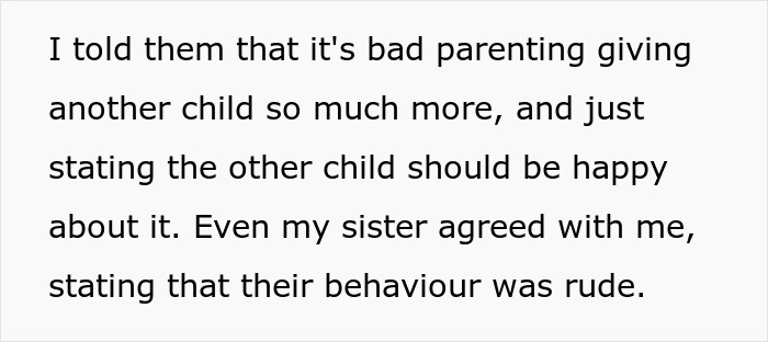 Text excerpt discussing bad parenting and sibling conflict during family vacation involving business class upgrade. Text excerpt discussing bad parenting and sibling conflict during family vacation involving business class upgrade.