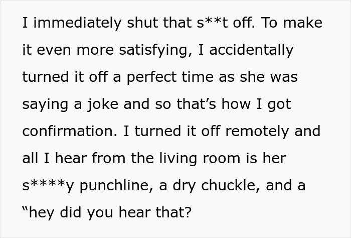 Text excerpt describing a sleep-deprived roomie remotely pulling the WiFi plug during gaming marathons to confirm disruption.