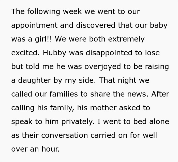 Pregnant daughter-in-law discovers baby&rsquo;s gender, mother-in-law suspects manipulation, leading to husband filing for divorce silently.