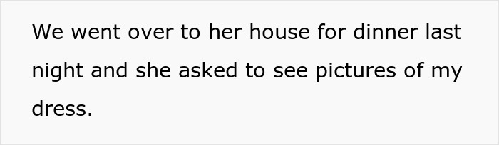 Woman devastated as mother-in-law&rsquo;s loud comments spoil the magic of her wedding dress surprise moment.