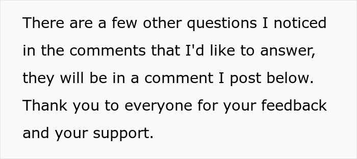 Text excerpt discussing responses to comments and thanking readers, related to refusing to pay cat-sitter issues.