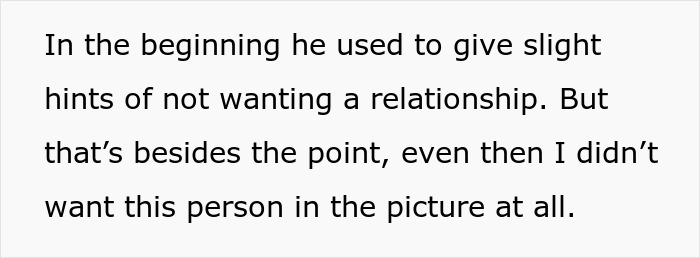 Text excerpt discussing relationship doubts and not wanting another man in the picture, linked to micro-cheating.