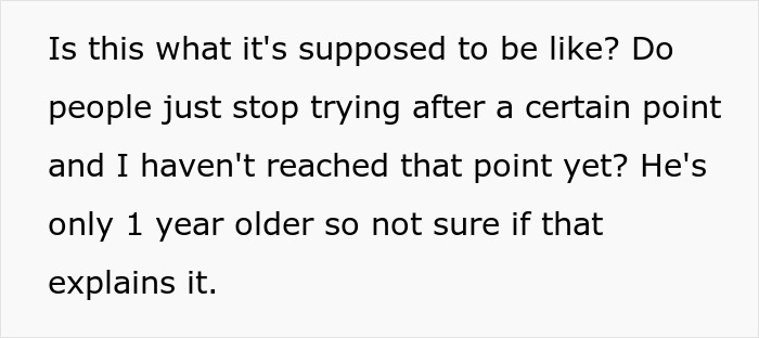 Text expressing confusion about a man’s slow change in behavior causing marriage to reach a boring point. Text expressing confusion about a man’s slow change in behavior causing marriage to reach a boring point.