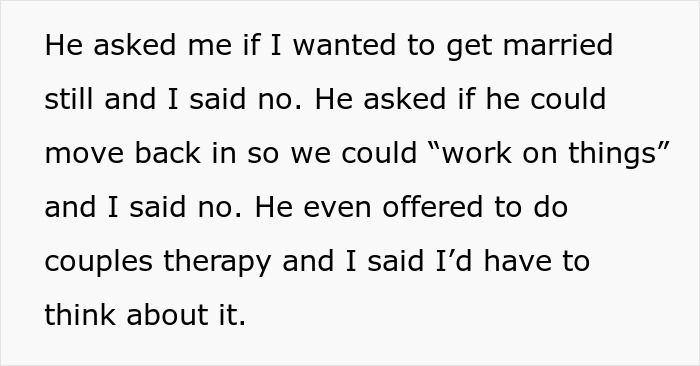 Woman at crossroads after partner of 10 years wants to buy a house only for him, contemplating relationship and future choices.