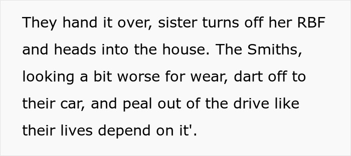 Religious couple refusing babysitter payment while her family plans Bible-based revenge outside a suburban home. Religious couple refusing babysitter payment while her family plans Bible-based revenge outside a suburban home.