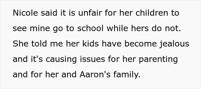 "This Was Not My Problem": Ex-Husband And His Wife Push For Homeschooling, Woman Stands Firm "This Was Not My Problem": Ex-Husband And His Wife Push For Homeschooling, Woman Stands Firm