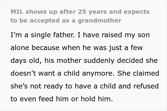 Absent grandma tries to reconnect after 25 years, facing rejection and a slammed door from her family. Absent grandma tries to reconnect after 25 years, facing rejection and a slammed door from her family.