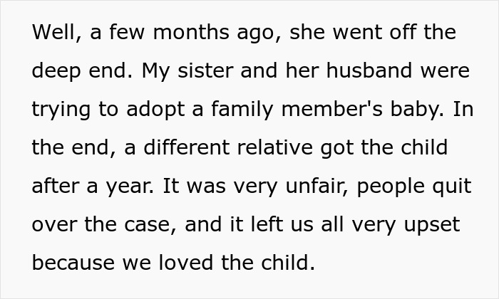 Text excerpt describing family conflict and emotions, featuring woman seeking advice on dealing with mom threatening to call CPS. Text excerpt describing family conflict and emotions, featuring woman seeking advice on dealing with mom threatening to call CPS.