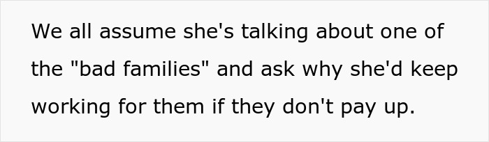 Text excerpt discussing a conflict involving a religious couple and a babysitter with a Bible-based revenge plan. Text excerpt discussing a conflict involving a religious couple and a babysitter with a Bible-based revenge plan.