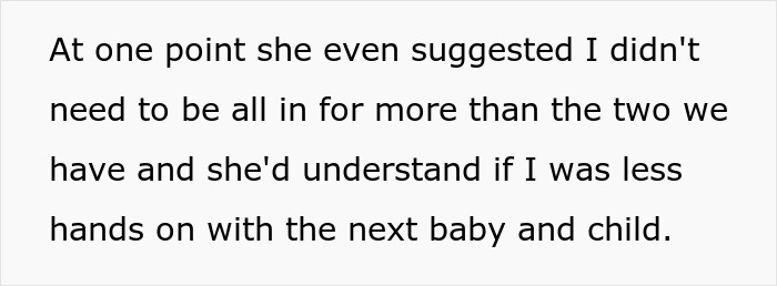 Text excerpt discussing wife obsessed with having more kids and challenges of choosing between marriage and a third child. Text excerpt discussing wife obsessed with having more kids and challenges of choosing between marriage and a third child.