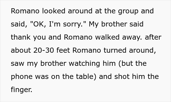 Man speaking loudly in the library, filmed by local regulars, causing disturbance and gaining reputation as town jerk.