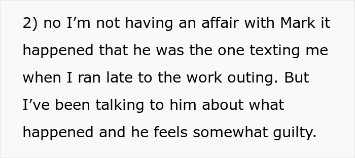 Text excerpt discussing a man asking for divorce and his wife joking about the situation shortly after. Text excerpt discussing a man asking for divorce and his wife joking about the situation shortly after.