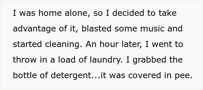 Text showing a roomie’s kids covered everything in pee despite being asked to look after them, leading to conflict. Text showing a roomie’s kids covered everything in pee despite being asked to look after them, leading to conflict.