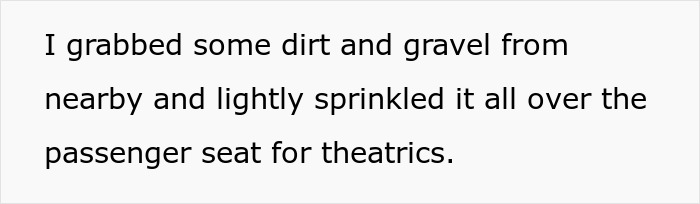 Porsche parked across three handicap spots while netizen sprinkles dirt on the passenger seat to make him regret it.