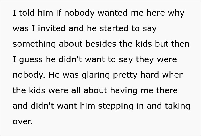 Text about a dad active in kids&rsquo; life feeling the ex&rsquo;s new husband is trying to push him out.