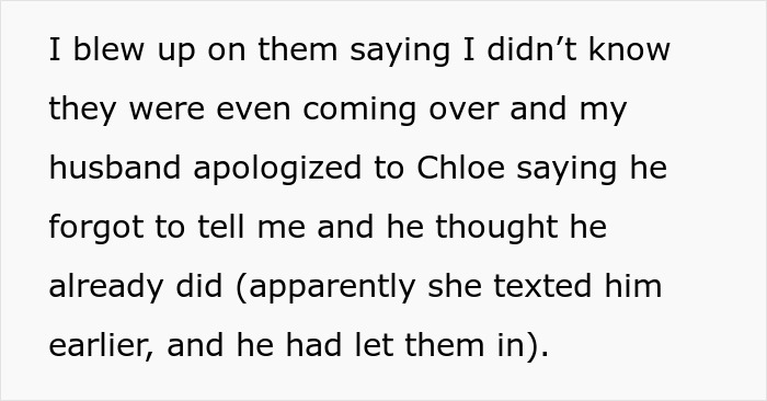 Woman confronts SIL sunbathing topless, accusing her of exposing herself to husband and son during visit.