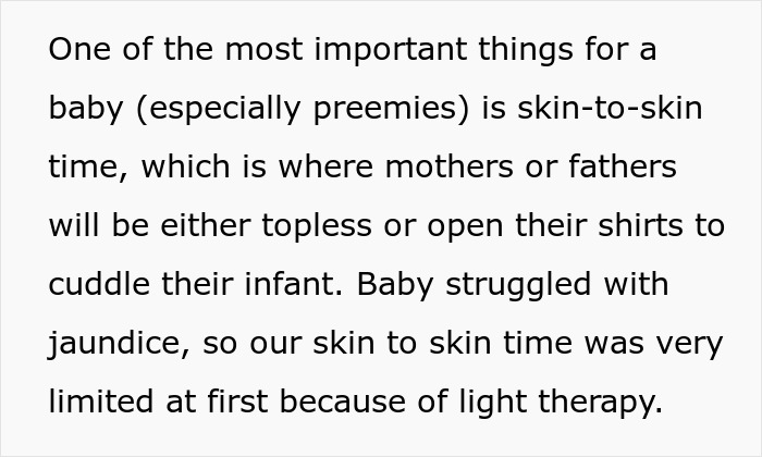 New mom practicing skin-to-skin time with premature baby in NICU, handling challenges with humor and malicious compliance. New mom practicing skin-to-skin time with premature baby in NICU, handling challenges with humor and malicious compliance.