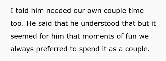 Text excerpt about parents reflecting on neglected couple time and their son&rsquo;s reaction after years of perceived neglect and tension.