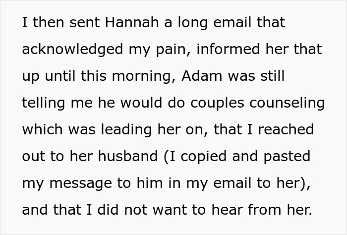 Wife Texts Hubby’s Mistress’s Husband To Expose Affair, Asks Internet If She Went Too Far Wife Texts Hubby’s Mistress’s Husband To Expose Affair, Asks Internet If She Went Too Far