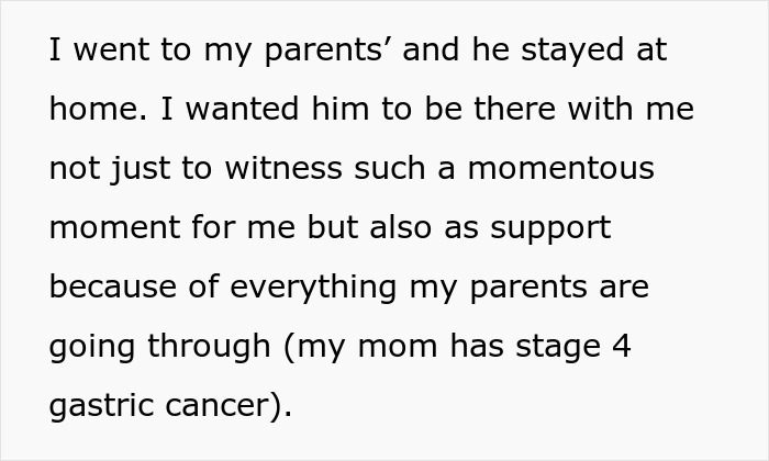 Text describing a boyfriend attorney swearing during a tense moment while providing emotional support.