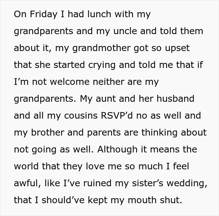 Bride's Fam Boycotts Wedding After She Plans To Exclude Bro Just Because Of His Alternative Look