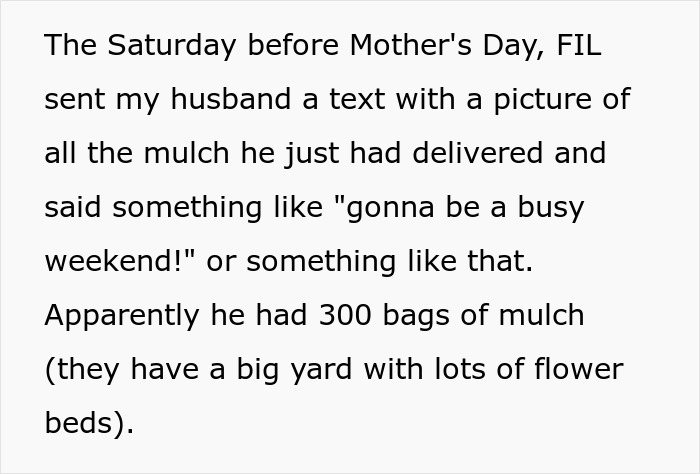 Text passage about a husband spending time with his mom instead of wife on her first Mother&rsquo;s Day, causing hurt feelings.