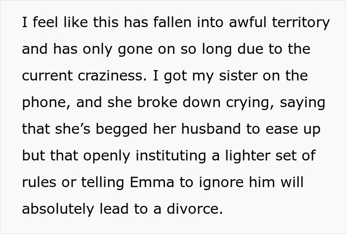 Text excerpt from a woman debating calling CPS after learning about her niece&rsquo;s difficult home life and family struggles.