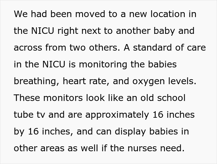 NICU baby monitors showing heart rate and oxygen levels while a new mom deals with a nosy neighbor using malicious compliance. NICU baby monitors showing heart rate and oxygen levels while a new mom deals with a nosy neighbor using malicious compliance.